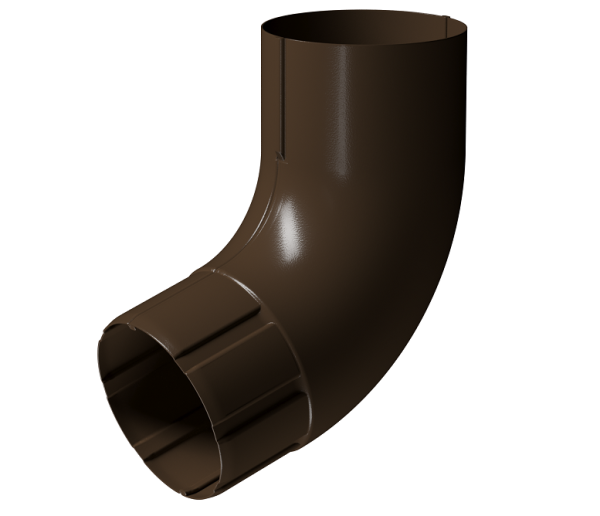 Колено 72° D90 Döcke STAL PREMIUM Каштан, (RAL 8017) купить в Липецке