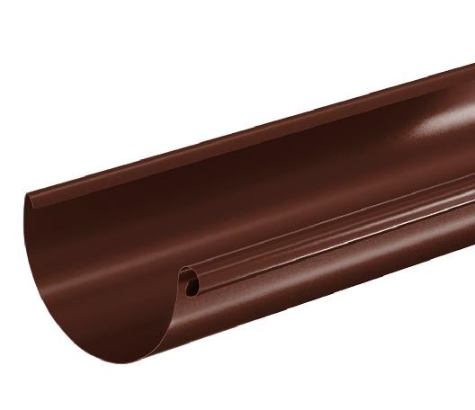 Водосток Aquasistem, система 150/100 - Водосточный желоб 3.00м RAL 8017 Коричневый купить в Липецке