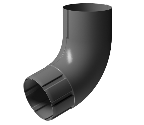 Колено 72° D90 Döcke STAL PREMIUM Графит, (RAL 7024) купить в Липецке