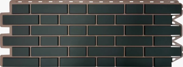 Фасадная панель Альта-Профиль, Кирпич Клинкерный, Графит купить в Липецке
