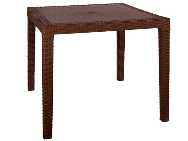 Стол квадратный FIJI Quatro Table Коричневый купить в Липецке