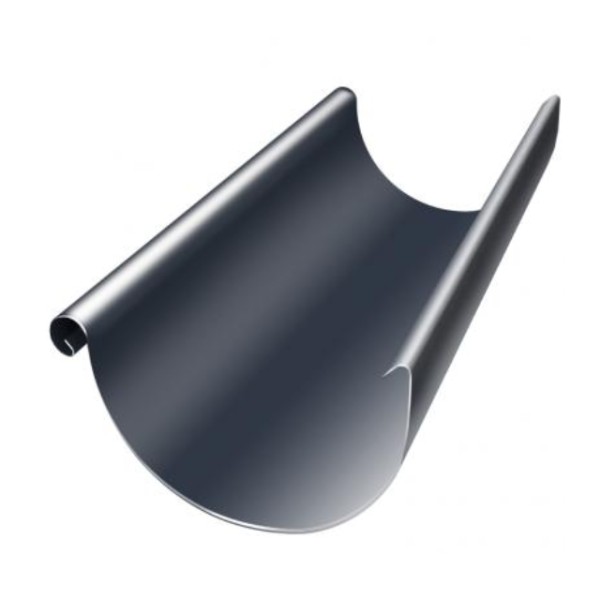 Водосток Grand Line 125x90 – Желоб 3м RAL 7024 купить в Липецке