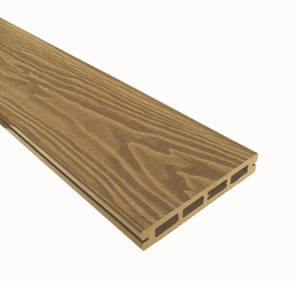 Террасная доска из ДПК Terrapol Смарт 3D Пустотелая с пазом Дуб Севилья купить в Липецке