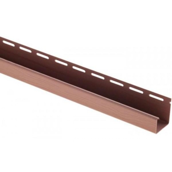 J-профиль Люкс Крашенный, T-15, ВН, Красно-коричневый купить в Липецке