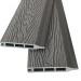 Заборная панель шип-паз EasyDecking Wood-Х 146х20 Серый купить в Липецке