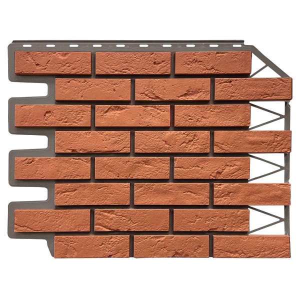 Фасадная панель FineBer, Кирпич Баварский, Терракотовый купить в Липецке
