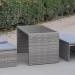 Диван-Трансформер AFINA плетеный из иск. ротанга S330G-W78 Grey купить в Липецке