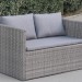 Диван-Трансформер AFINA плетеный из иск. ротанга S330G-W78 Grey купить в Липецке