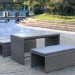 Диван-Трансформер AFINA плетеный из иск. ротанга S330G-W78 Grey купить в Липецке