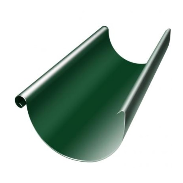 Водосток Grand Line 125x90 – Желоб 3м RAL 6005 купить в Липецке