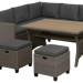 Комплект мебели AFINA плетеной из иск. ротанга AFM-307G-Grey купить в Липецке