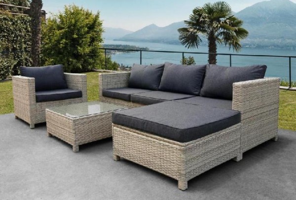 Комплект мебели AFINA плетеной из иск. ротанга YR821G Grey/Grey купить в Липецке