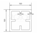 Столб SEQUOIA Evolution 3D WOOD GRAY купить в Липецке
