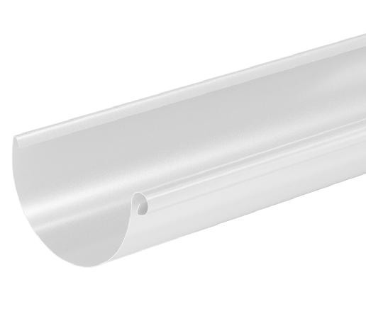 Водосток Aquasistem, система 125x90 - Водосточный желоб 3.00м RAL 9003 Белый купить в Липецке