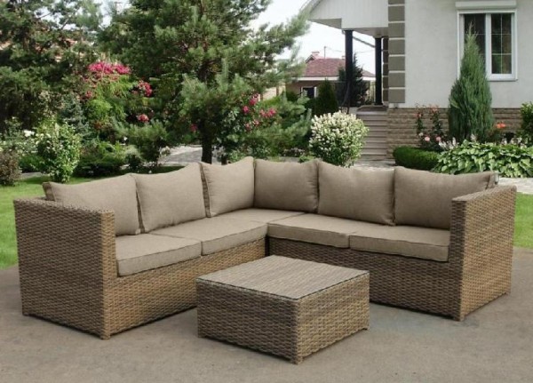 Комплект мебели AFINA плетеной из иск. ротанга YR825B Beige купить в Липецке