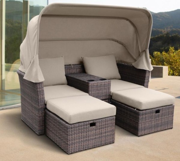 Комплект мебели AFINA плетеной из иск. ротанга AFM-330B Brown купить в Липецке