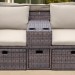 Комплект мебели AFINA плетеной из иск. ротанга AFM-330B Brown купить в Липецке
