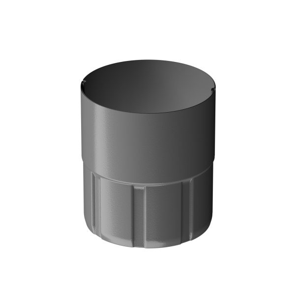 Муфта соединительная для водостока Döcke STAL PREMIUM, Графит купить в Липецке