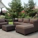 Комплект мебели AFINA плетеной из иск. ротанга YR821A Brown/Beige купить в Липецке