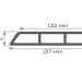Доска Ромбус 3D ДПК Outdoor STORM GREY серая микс купить в Липецке