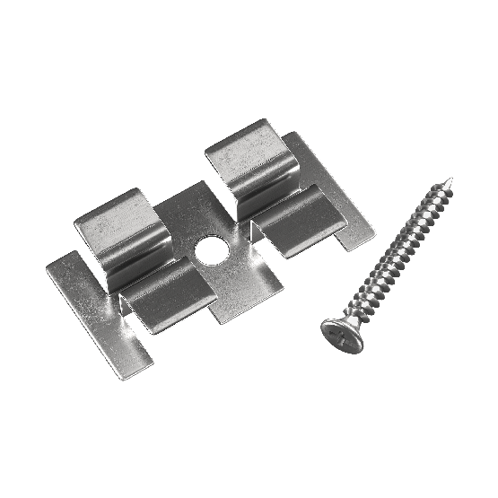 Клипса с саморезом, Grinder шовный монтаж 5 mm купить в Липецке