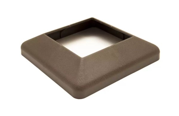 Крышка нижняя ПВХ для столба Deckart 100х100 Венге купить в Липецке