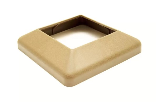 Крышка нижняя ПВХ для столба Deckart 100х100 Орех купить в Липецке