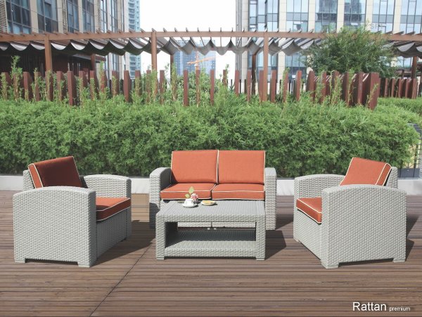 Уличные диваны и кресла коллекции Rattan Premium 4 купить в Липецке