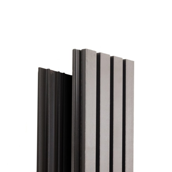 Фасадная доска Ecodecking Техно реечная 200х26х3000 Серый купить в Липецке