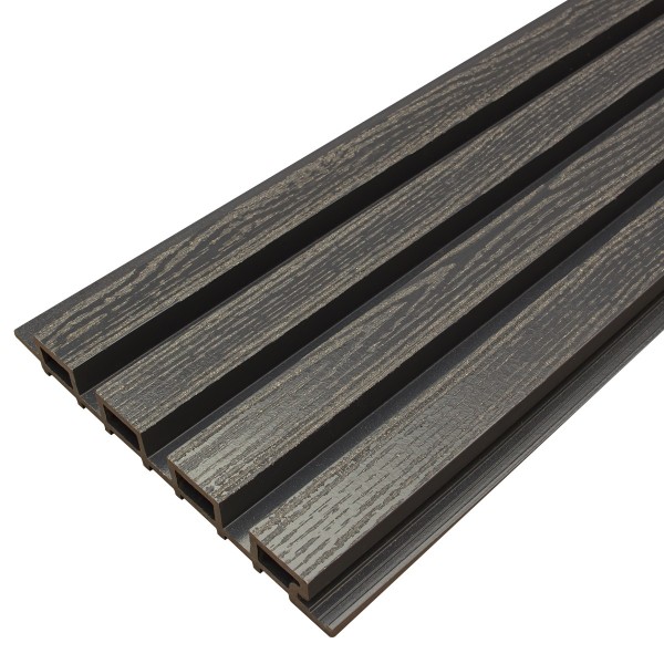 Фасадная доска из ДПК Faynag Wood Рейка Мокрый Асфальт купить в Липецке