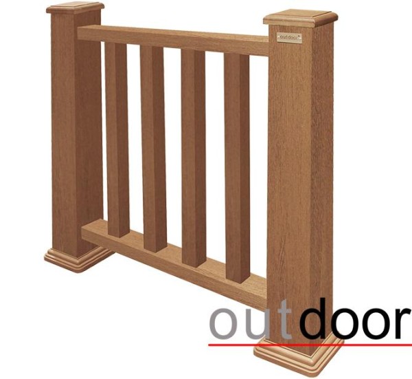 Ограждение из ДПК Outdoor Классик 3D STORM дуб купить в Липецке