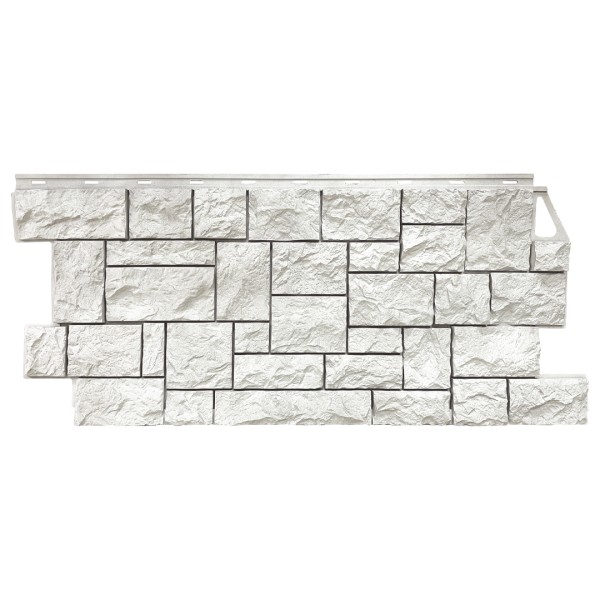 Фасадная панель FineBer, Камень Дикий, Жемчужный купить в Липецке