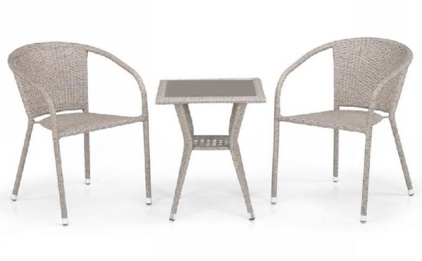 Комплект плетеной мебели AFINA из иск. ротанга T25C/Y137C-W85 Latte 2Pcs купить в Липецке