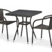 Комплект плетеной мебели AFINA из иск. ротанга T282BNT/Y137C-W53 Brown 2Pcs купить в Липецке