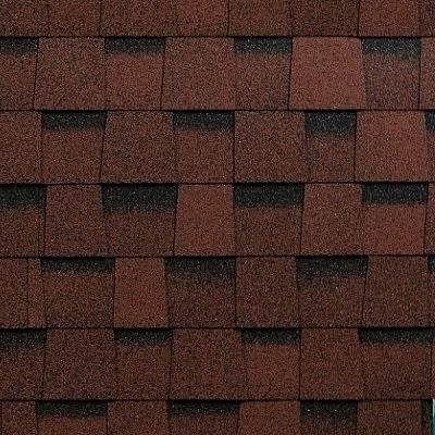Двухслойная ламинированная черепица Shinglas, серия Фазенда – Красный купить в Липецке