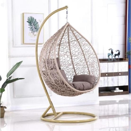 Кресло Подвесное из искусственного ротанга AFM-169A-XLB Beige купить в Липецке