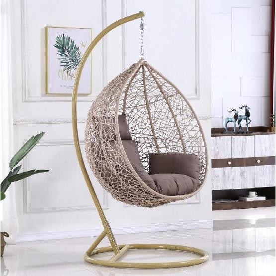 Кресло Подвесное из искусственного ротанга AFM-169A-LB Beige купить в Липецке