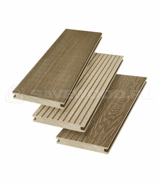 Террасная доска SW Fraxinus (R) полнотелая «SaveWood» Тик купить в Липецке