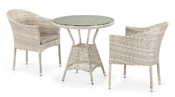 Комплект плетеной мебели AFINA из иск. ротанга T705ANT/Y350-W85 Latte 2Pcs купить в Липецке
