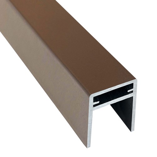 П-профиль Алюминиевый EasyDecking 35x25 Венге купить в Липецке