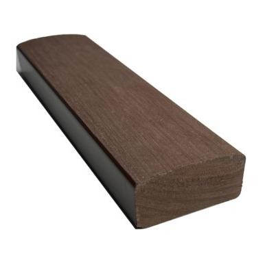 Лавочный брус Ecodecking Некст полнотелый брашированный 70х35 шоколад купить в Липецке