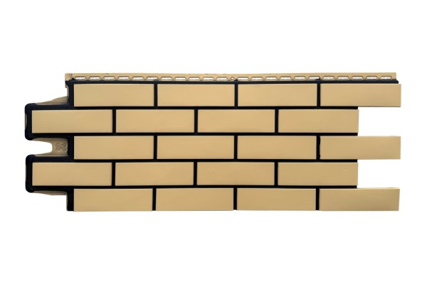 ФП Grand Line клинкерный кирпич ПРЕМИУМ Песочный (шов RAL 9005) купить в Липецке