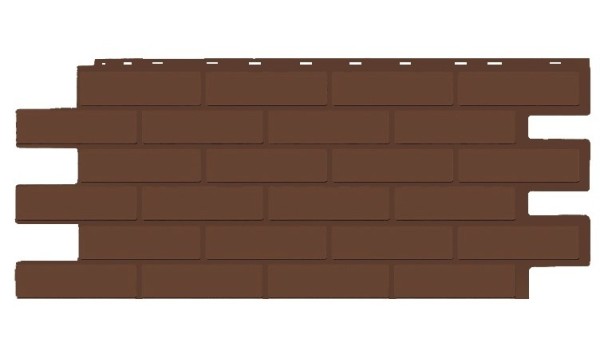 Фасадная панель T-Siding Кирпич Модерн Эко Браун купить в Липецке