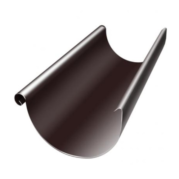 Водосток Grand Line 125x90 – Желоб 3м RAL 8017 купить в Липецке