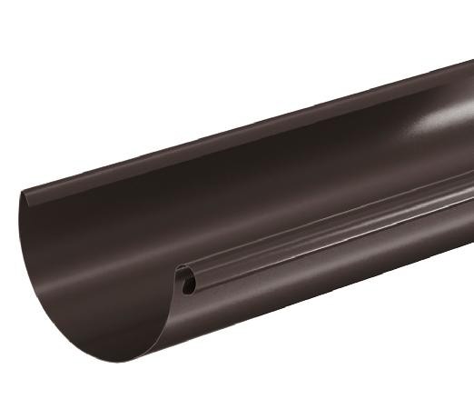 Водосток Aquasistem, система 125x90 - Водосточный желоб 3.00м RR 32 Тёмно Коричневый купить в Липецке