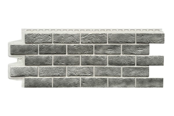 Фасадная панель Grand Line Состаренный кирпич Элит гранит, ШОВ белый купить в Липецке