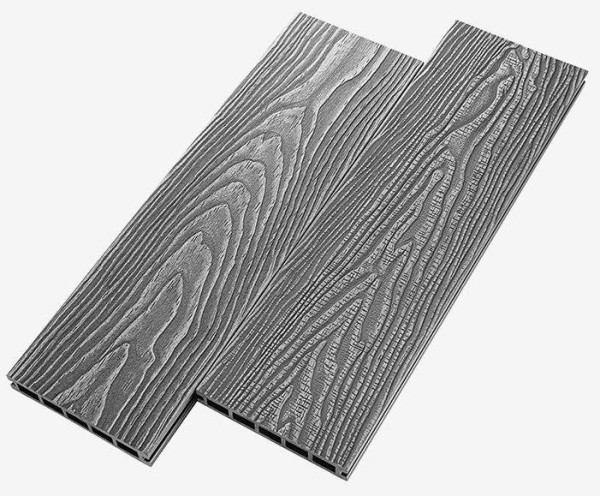 Террасная доска из ДПК RusDecking Unodeck Vintage - Серый купить в Липецке