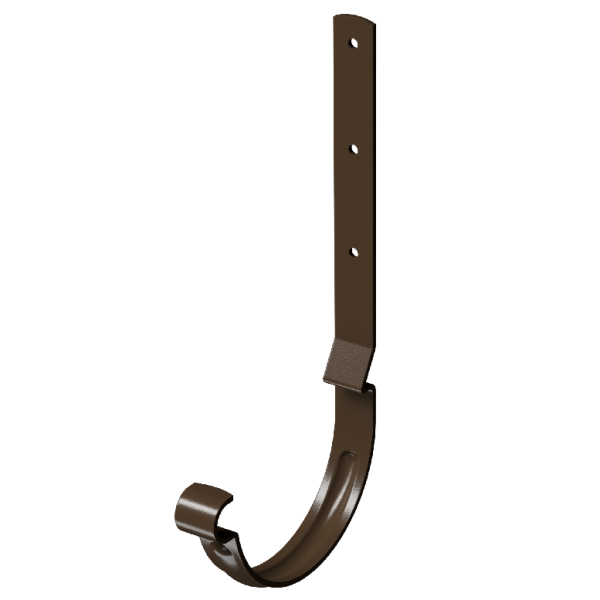 Карнизный крюк длинный D125 Döcke STAL PREMIUM Каштан, (RAL 8017) купить в Липецке