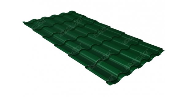 Металлочерепица кредо 0,45 Drap RAL 6005 зеленый мох купить в Липецке